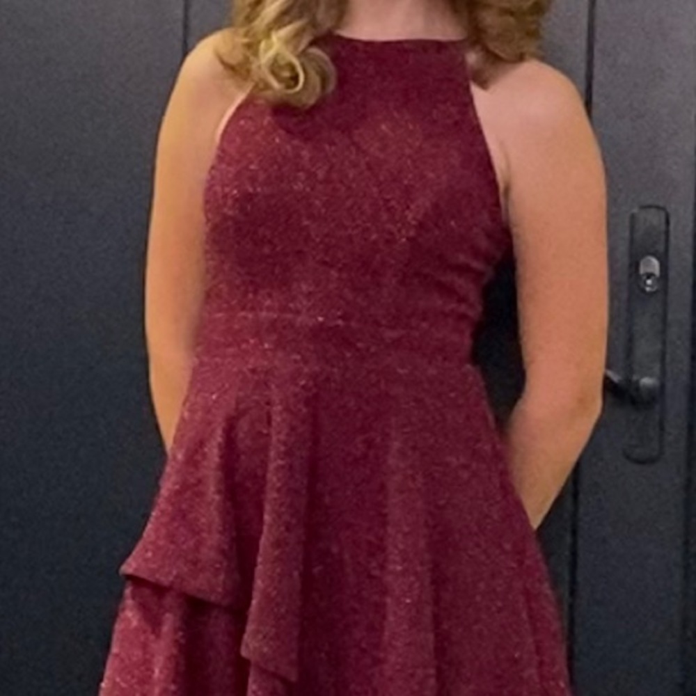 Homecoming dress.  Small (14-16 girls or small womens).  Burgundy